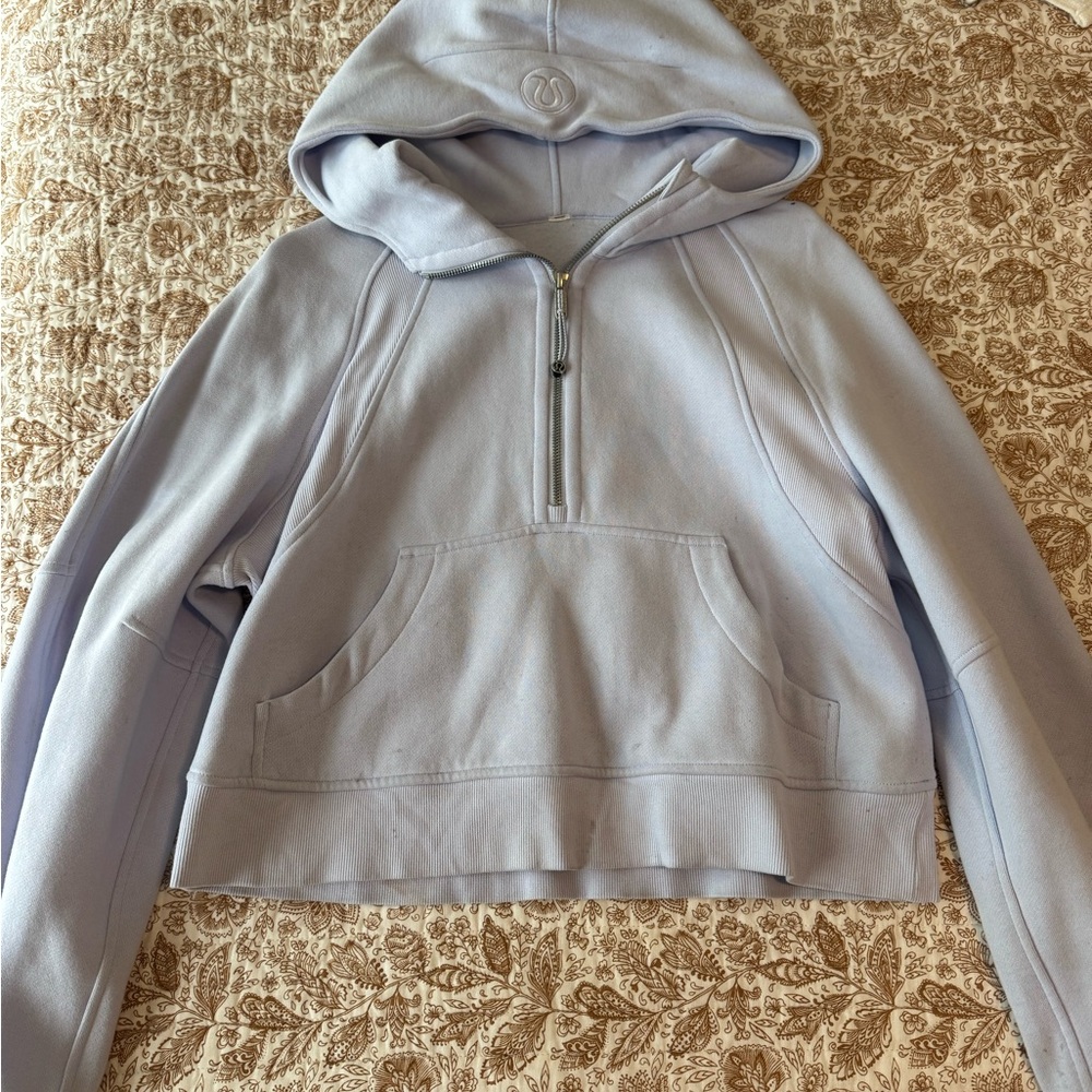 Lululemon Scuba Half Zip Lavender